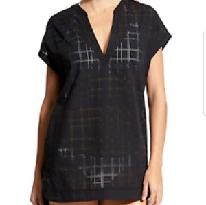 Athleta Windowpane Tunic Cover-up